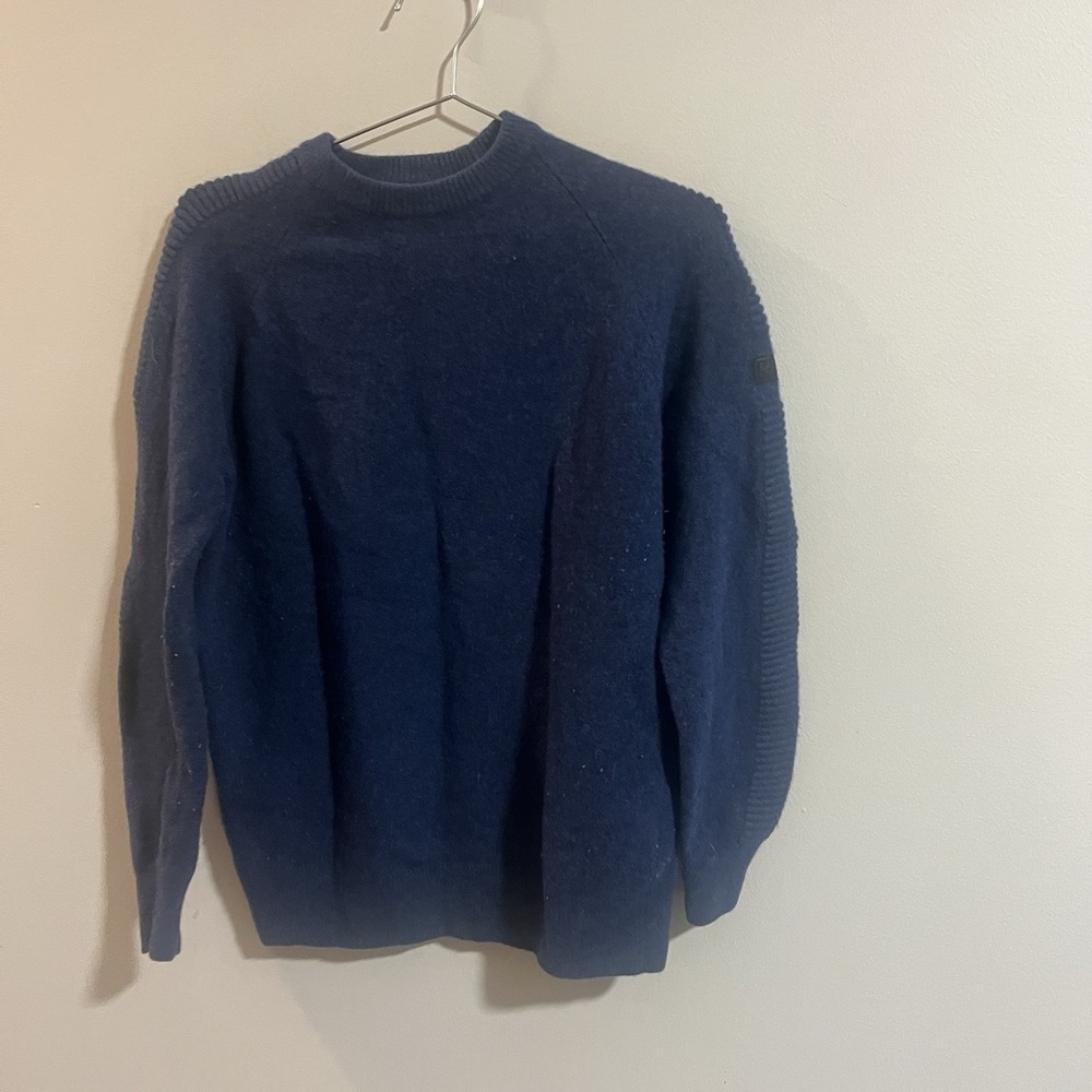Barbour Sweater 100% Wool Crew Neck Pullover Knit Women's Size Small